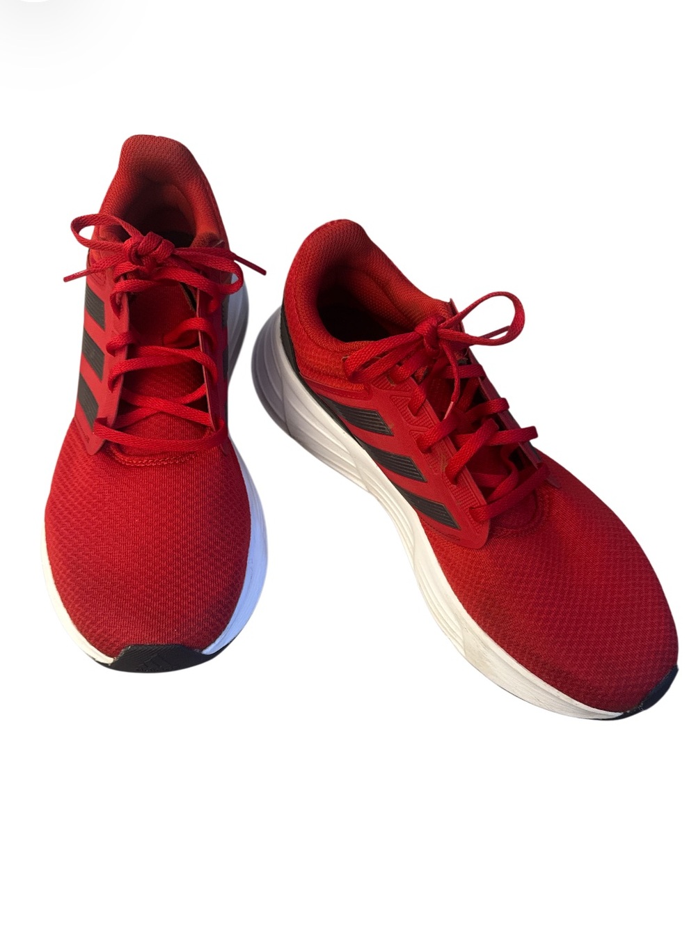 Adidas Galaxy 6 Men's Red Athletic Running Shoes - Size 12